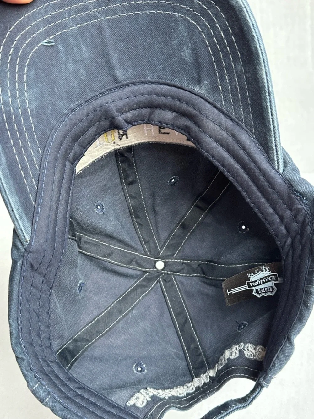 Hilton Head Island Distressed Blue Embroidered Baseball Cap Travel Sporty OS